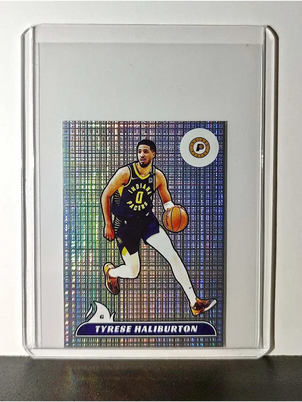 Tyrese Haliburton Rookie 2024-25 Panini NBA #202 Foil Sticker Indiana Pacers